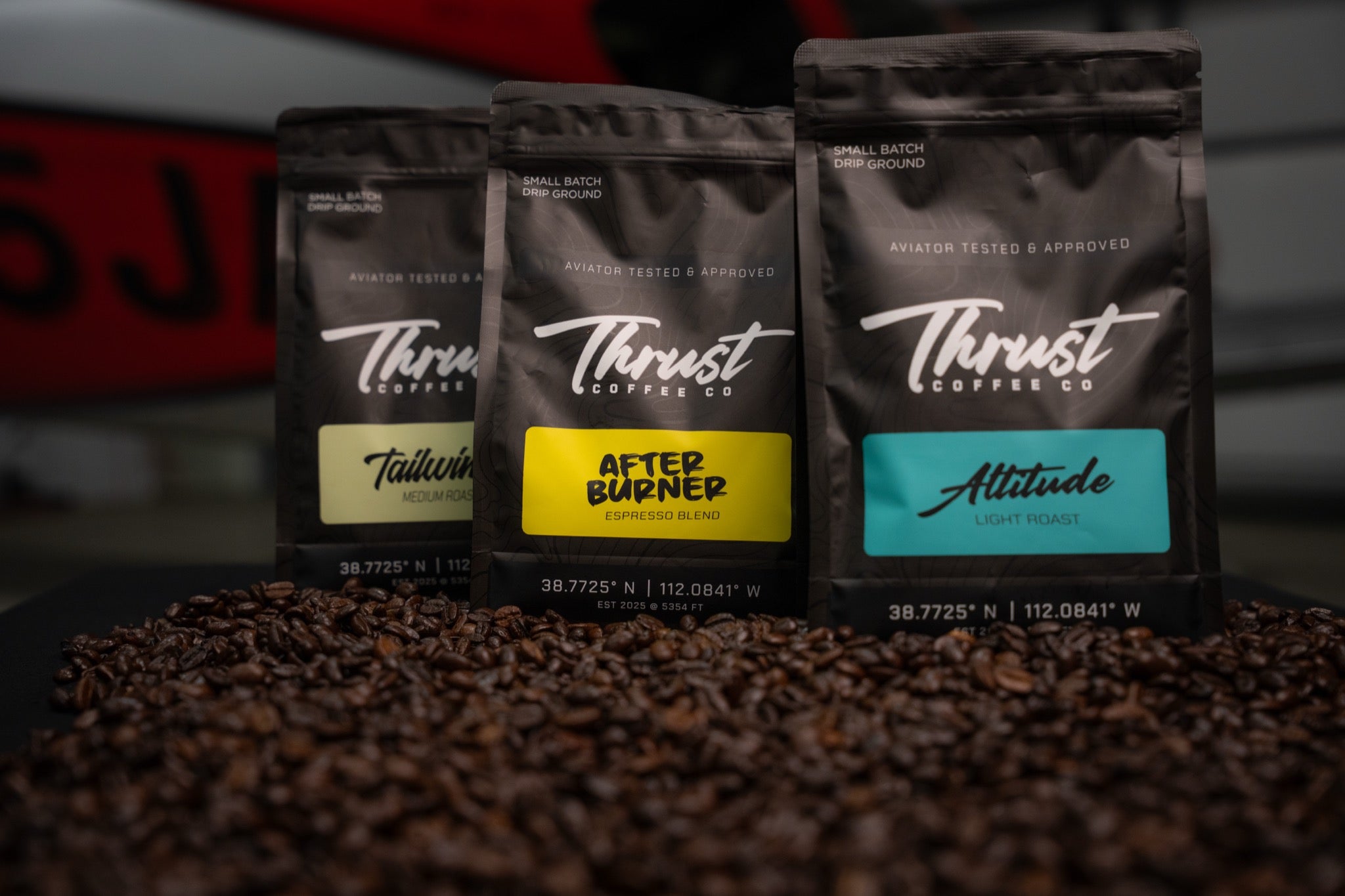 Precision roasted Coffee. Aviator tested.